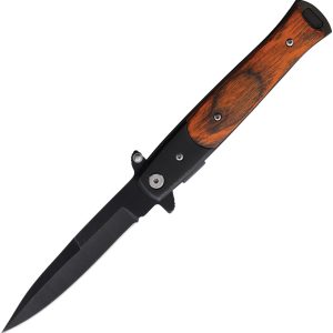 Linerlock A/O Brown Wood
