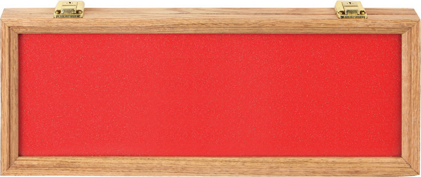 Oak And Glass Display Case