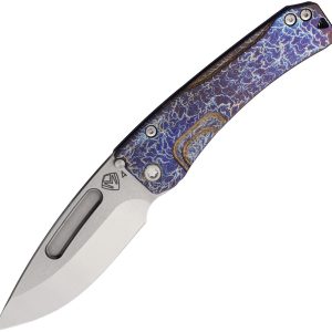 Slim Midi Framelock Acid Etch