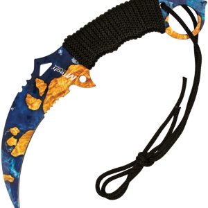 Karambit Fixed Blade Blue