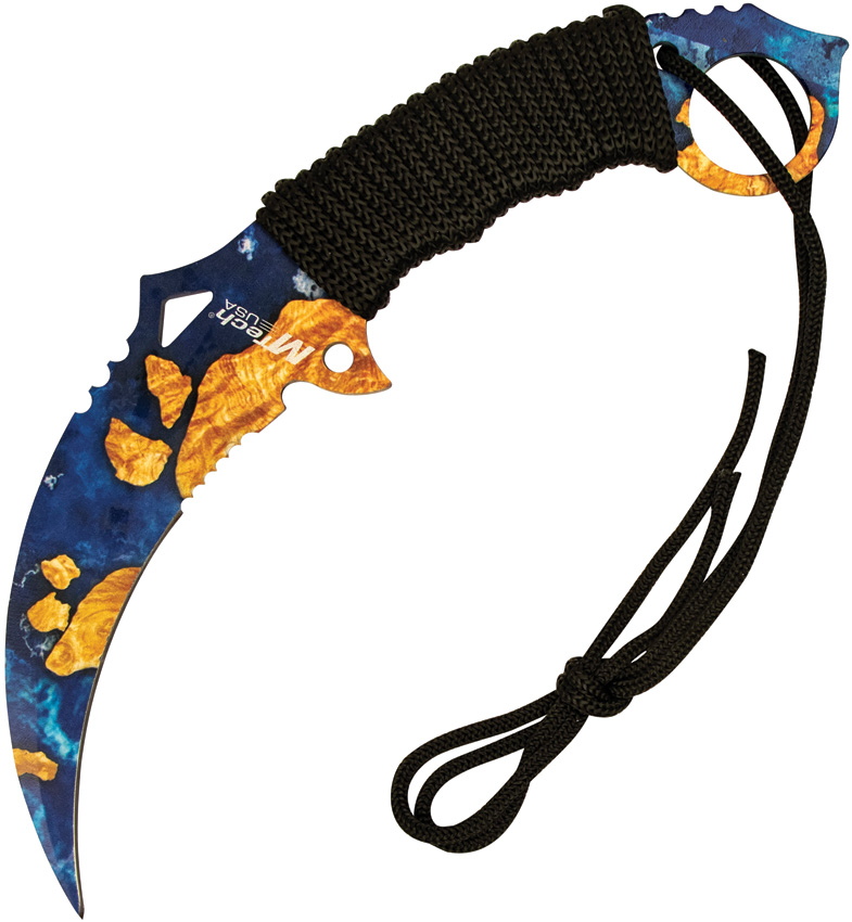 Karambit Fixed Blade Blue