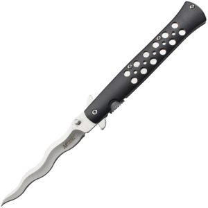 Mtech Linerlock A/O Black Wavy MTA2042WB product image