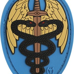 Sword Caduceus Patch Color