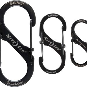S-Biner Three Pack Black