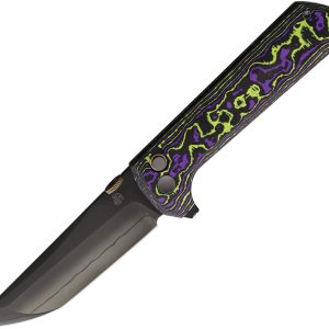 Chop 2 Button Lock Purple CF
