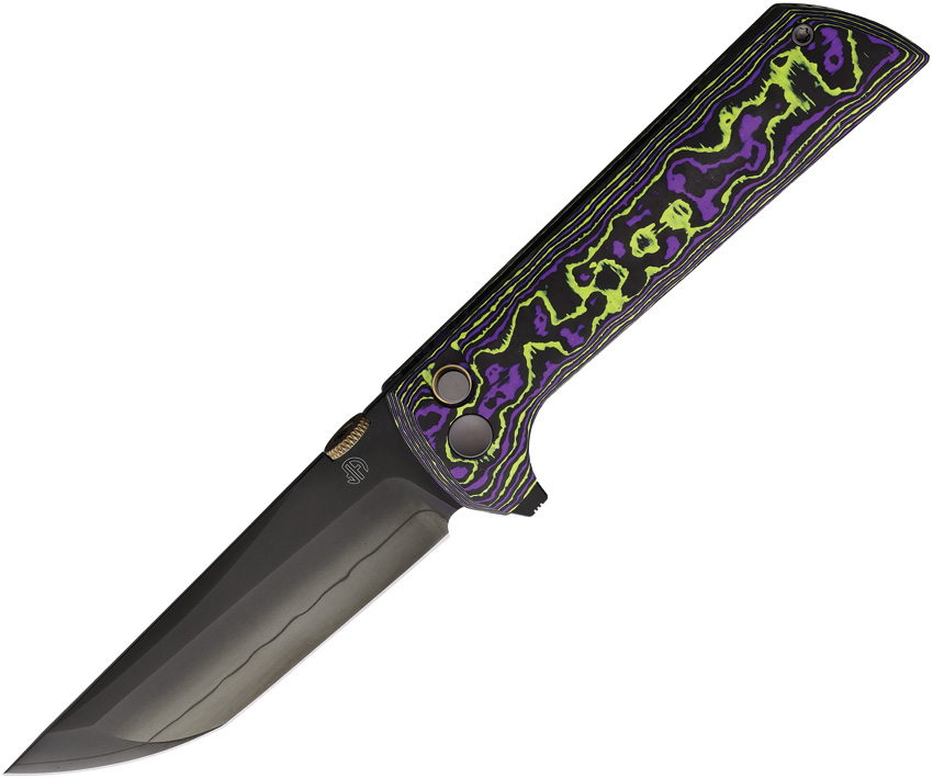 Chop 2 Button Lock Purple CF