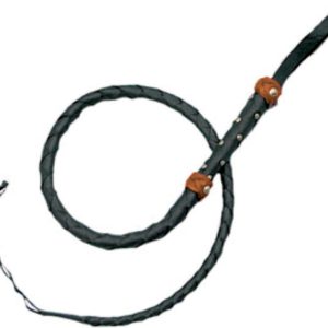 Mini Split Hide Bullwhip Black