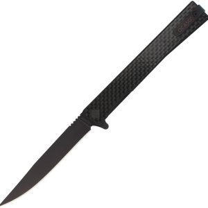 Solstice Linerlock Black CF