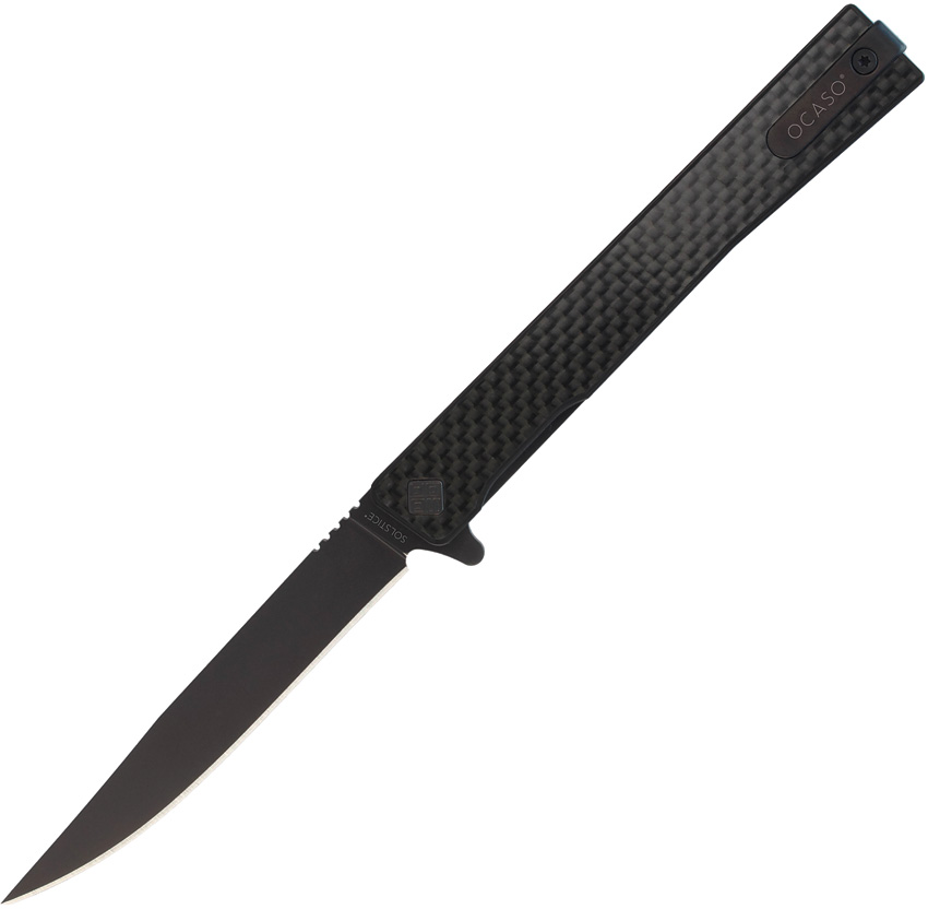 Solstice Linerlock Black CF