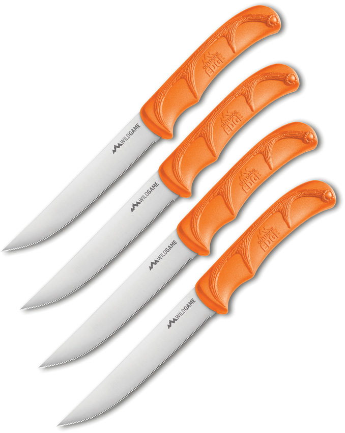 Wild Game Steak Knives Orange
