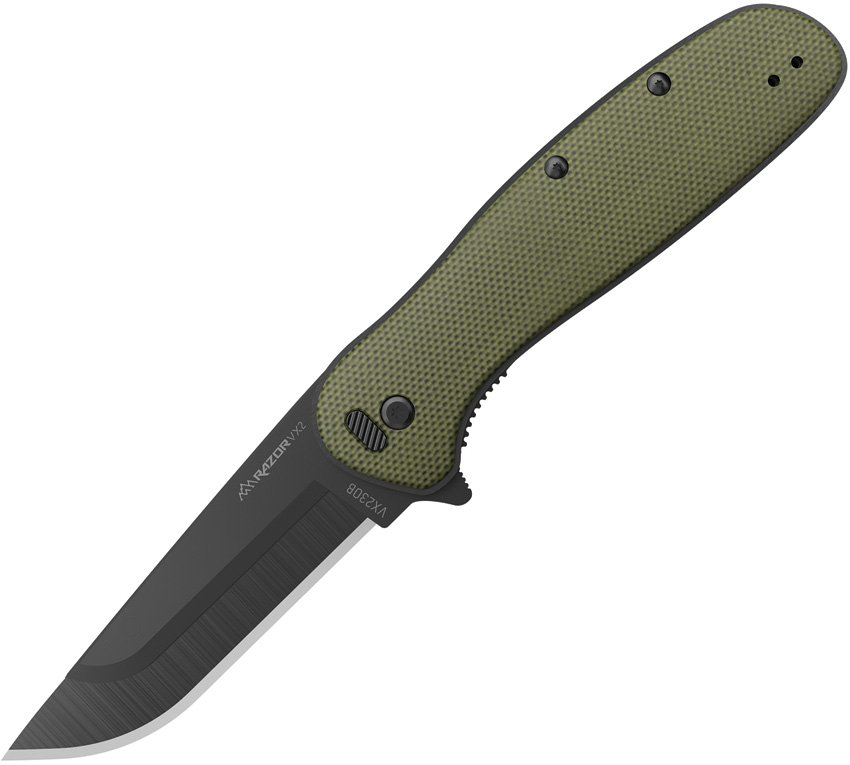 Razor VX2 Linerlock Green G10