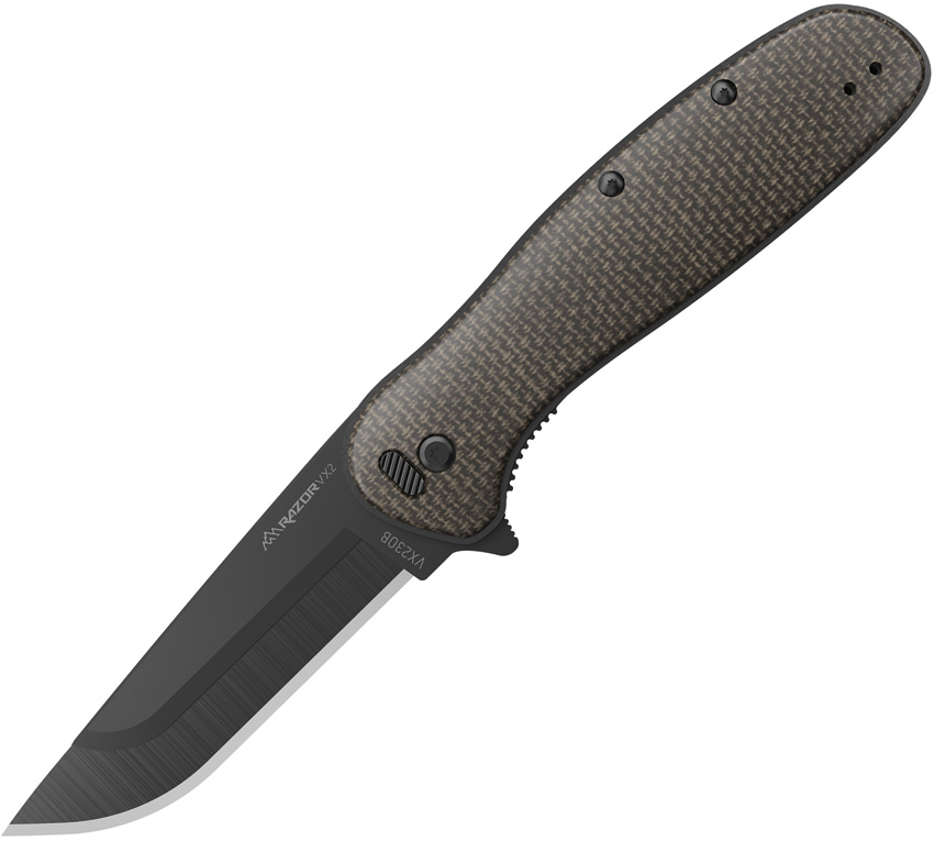Razor VX2 Linerlock Brn Mic