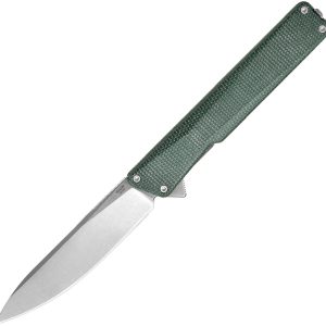 AION Linerlock Grn Micarta