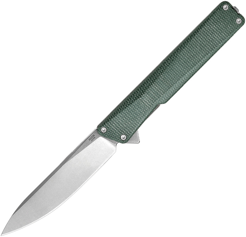 AION Linerlock Grn Micarta