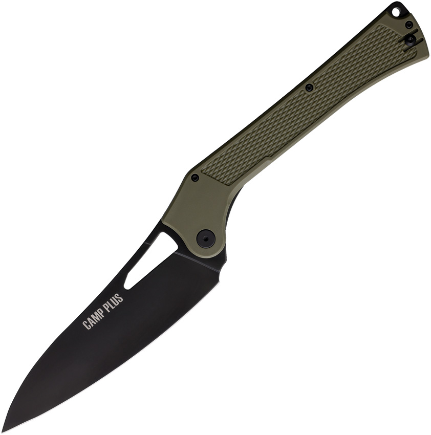 Camp Plus EDC Linerlock Grn
