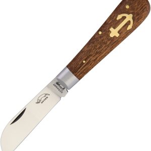 Small Anchor Knife Sapeli Wood