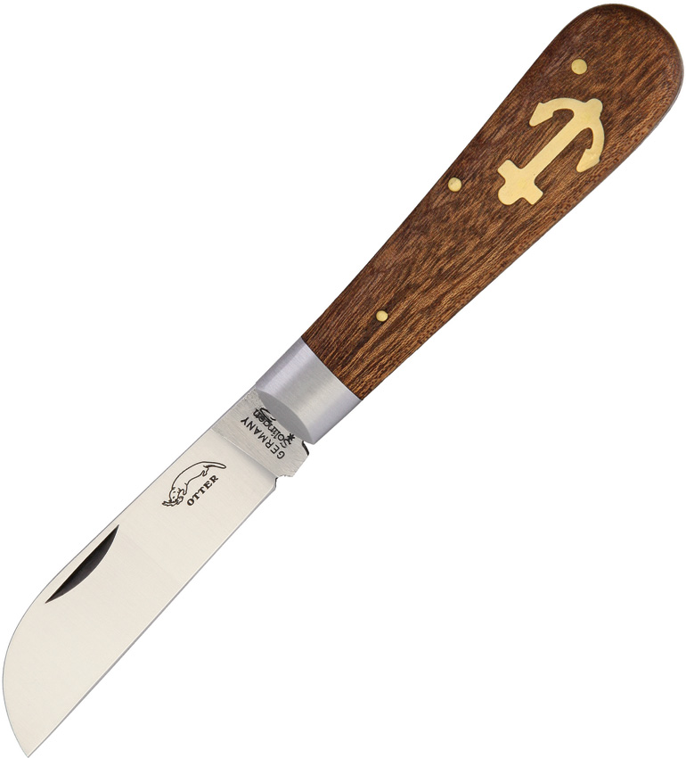 Small Anchor Knife Sapeli Wood