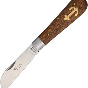Small Anchor Knife Sapeli Wood