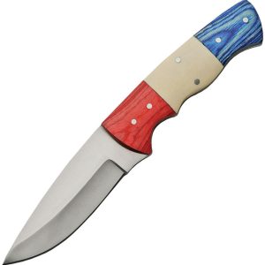 Fixed Blade Red White Blue