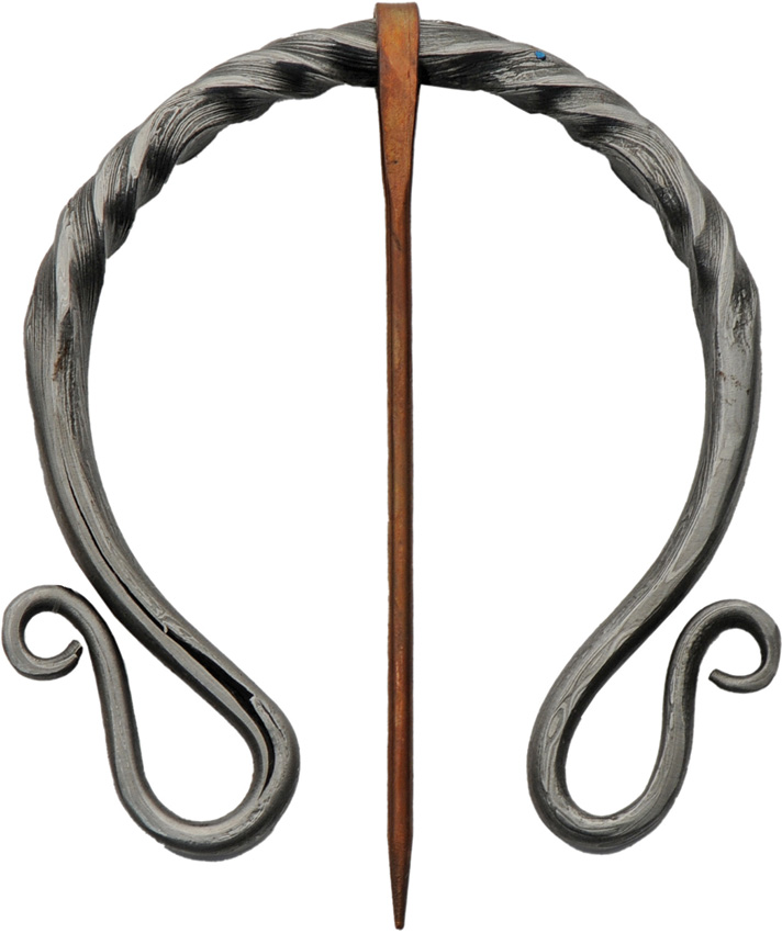 Medieval Copper Cloak Pin