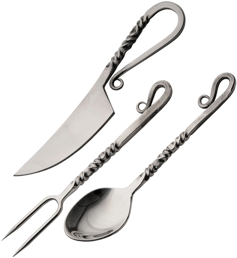 Twisted Utensil Set 3PC Mirror