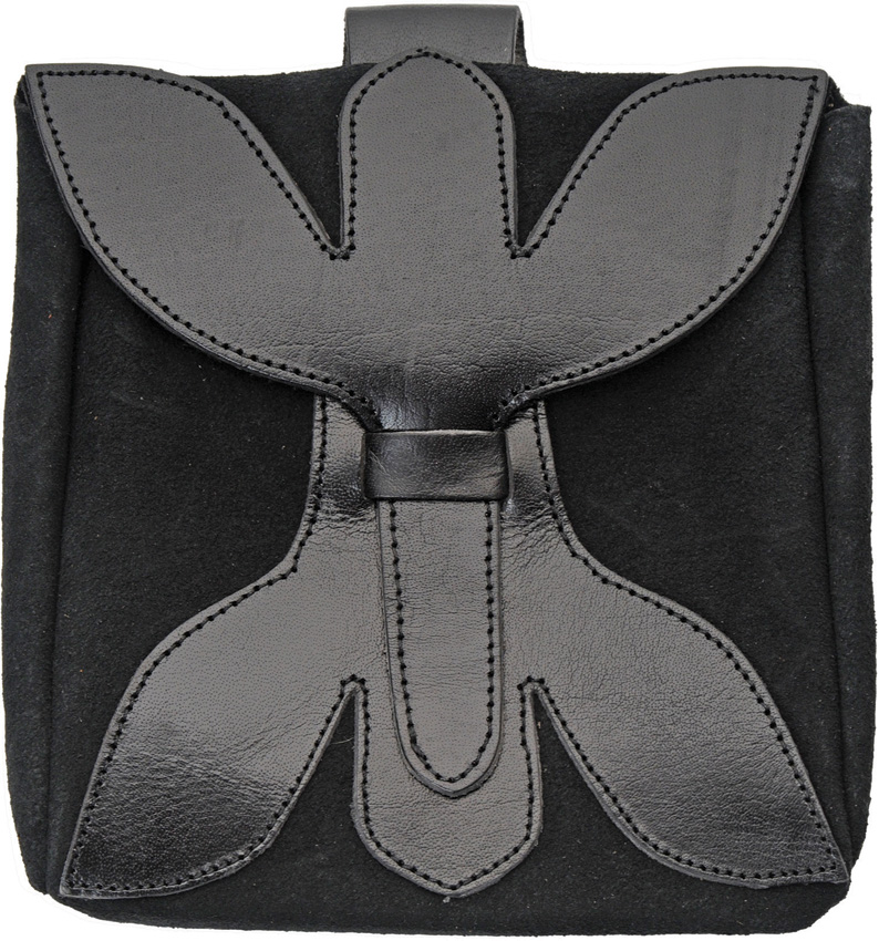 Large Medieval Pouch Black
