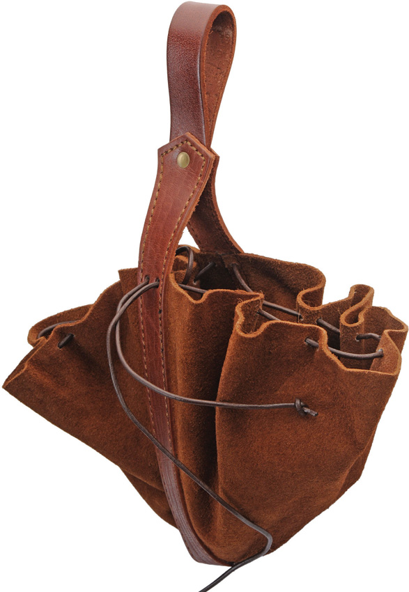 Medieval Drawstring Bag Brown