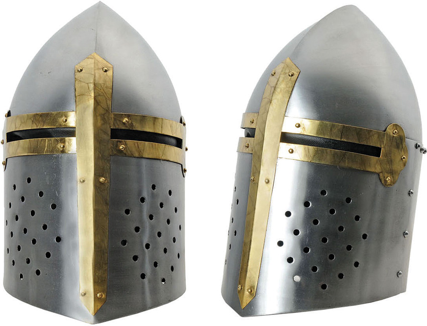 Silver Crusader Helmet