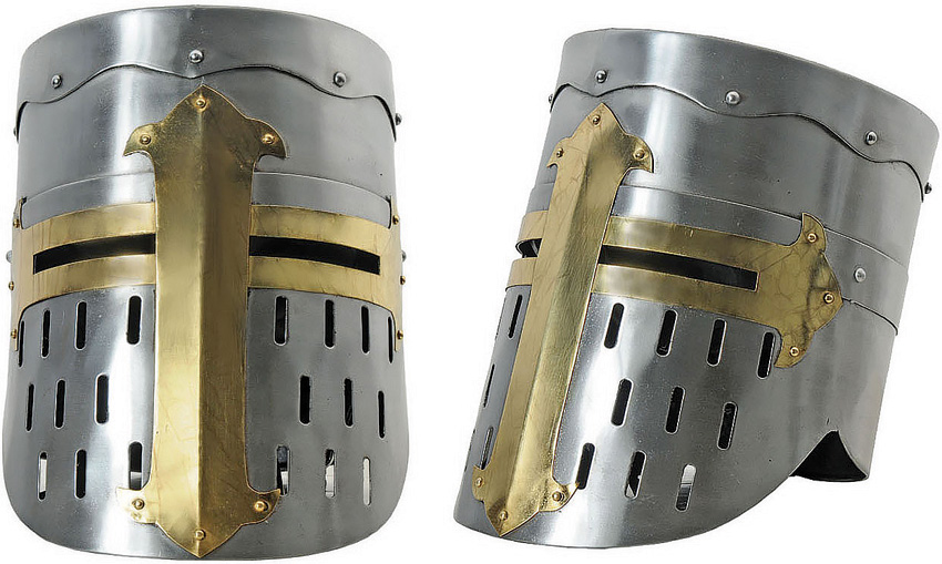 Flat Top Crusader Helmet