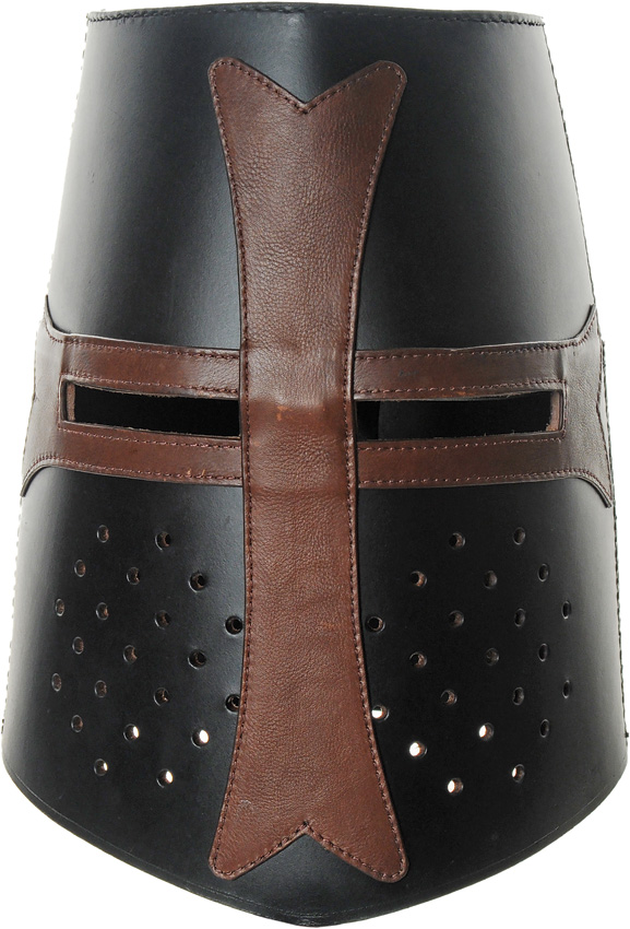 Leather Crusader Helmet