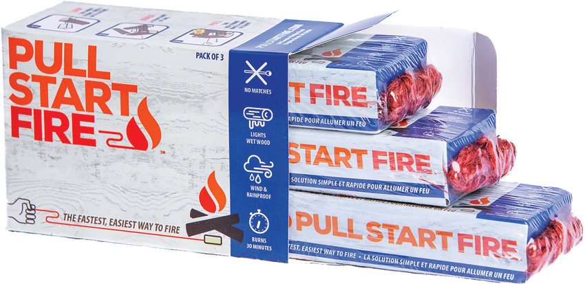 Pull Start Fire 3pk