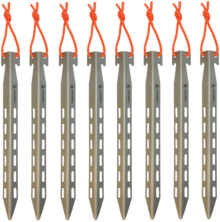 Titanium Tent Stake Set 8pc