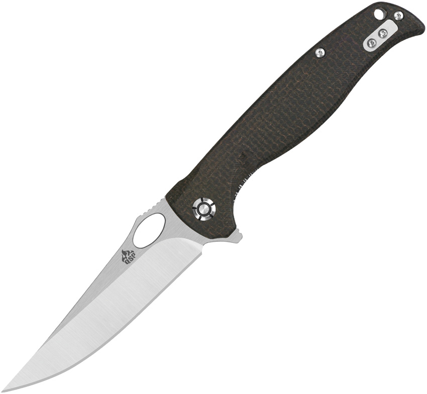Gavial Linerlock Brown Micarta