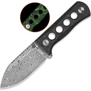 Canary Neck Knife Grn GITD