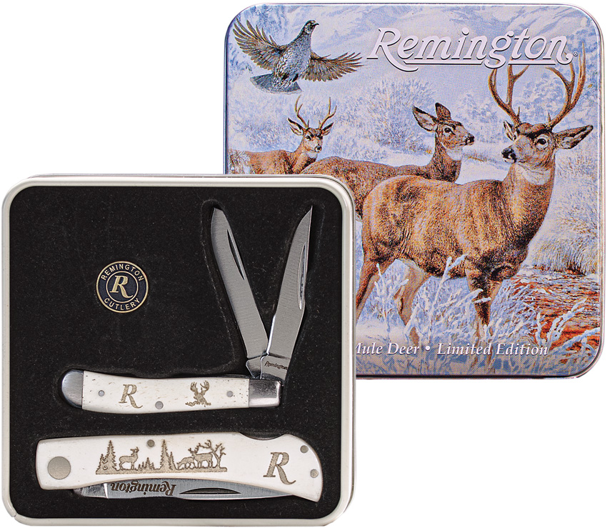 Mule Deer Tin Set