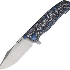 9DV2 Framelock Frost Fat CF