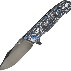 9DV2 Framelock Frost Fat CF