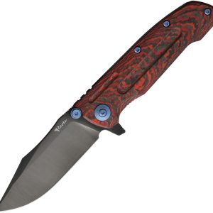 9DV2 Framelock Lava Fat CF
