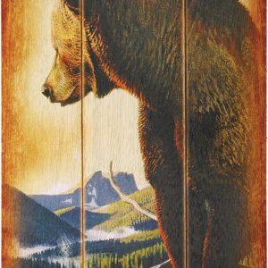 Bear Valley Wood Sign