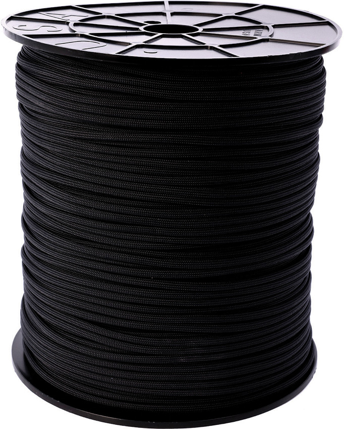 Parachute Cord Black Spool