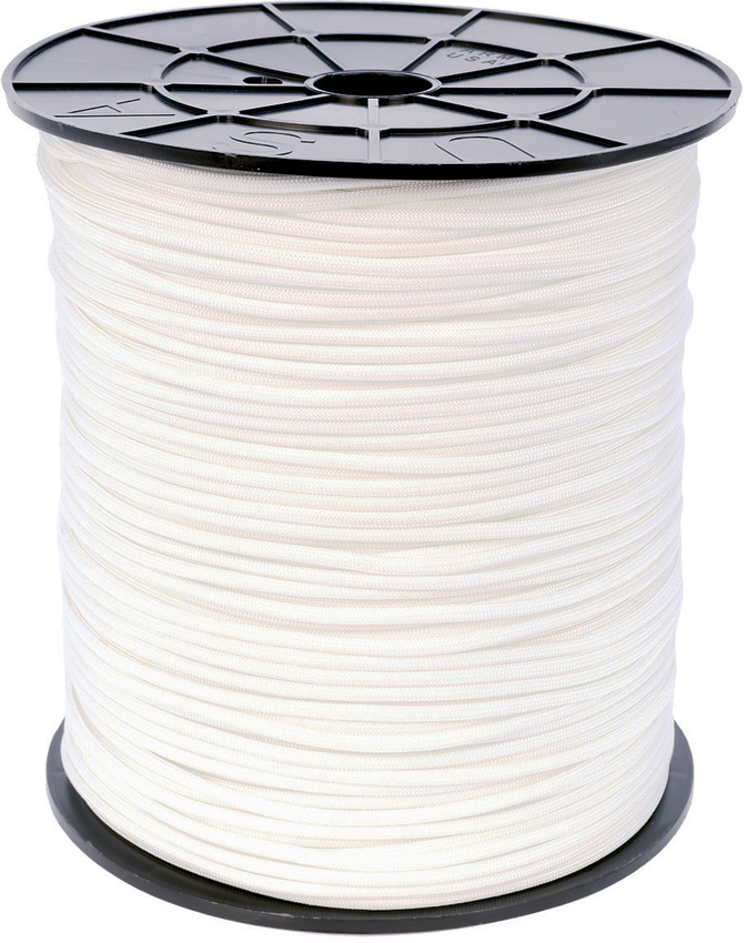 Parachute Cord White Spool