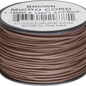 Micro Cord 125ft Brown