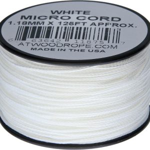 Micro Cord 125ft White