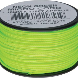 Micro Cord 125ft Neon Green