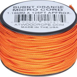 Micro Cord 125ft Burnt Orange