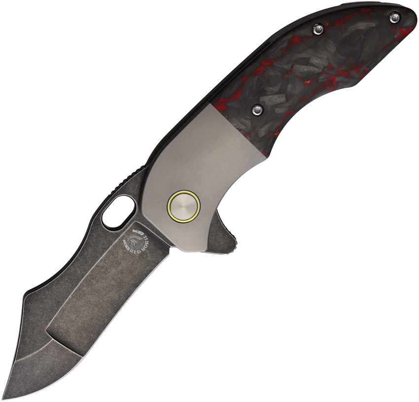 War Pig Framelock RedCF