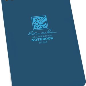 Top-Spiral Notebook 4x6 Blue