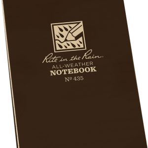 Top Spiral Notebook 3x5 Brown