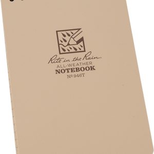4 x 6 Top Spiral Notebook Tan
