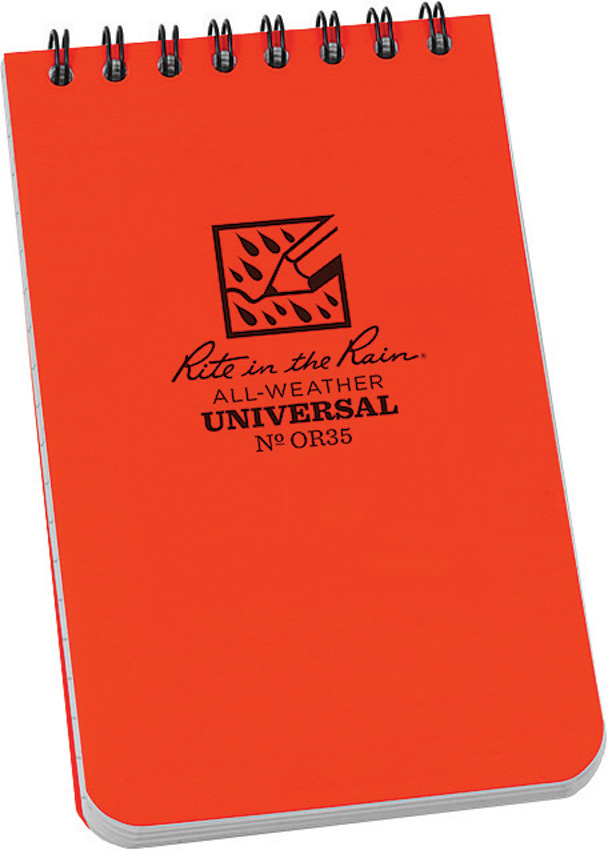 Top Spiral Notebook Orange
